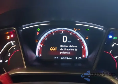 2019 Honda Civic Sport from USA, damaged, VIN 2HGFC2F86KH583023